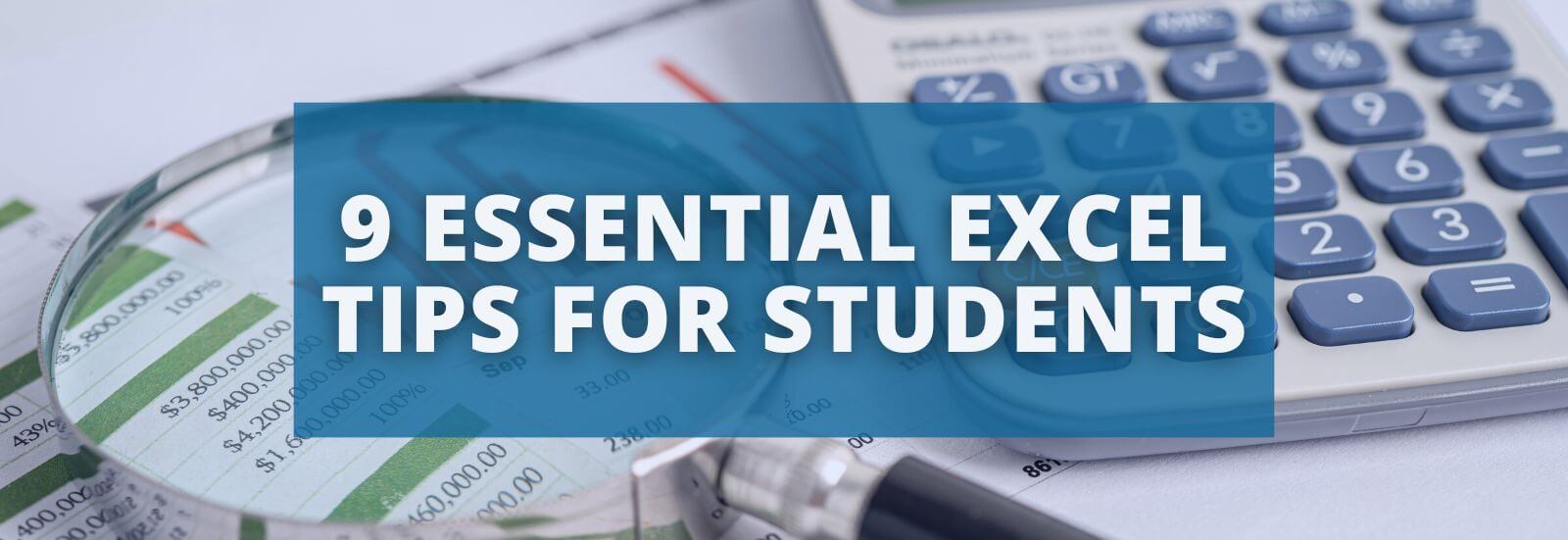 9 essential excel tips for students
